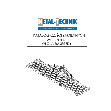 Katalog części zamiennych Włóka 2 siłowniki 6000-3